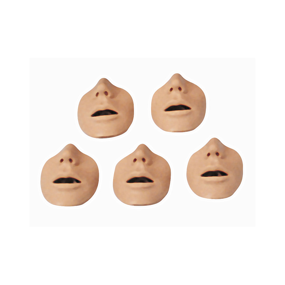 Часть лица с носом и ртом, 10 шт., доп. комплектация для W44597