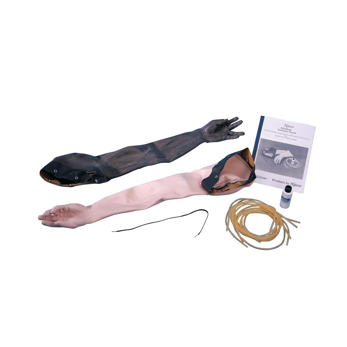 Усовершенствованный макет руки для освоения навыков венепункции и инъекций: сменный комплект «Кожа и вены», светлая кожа