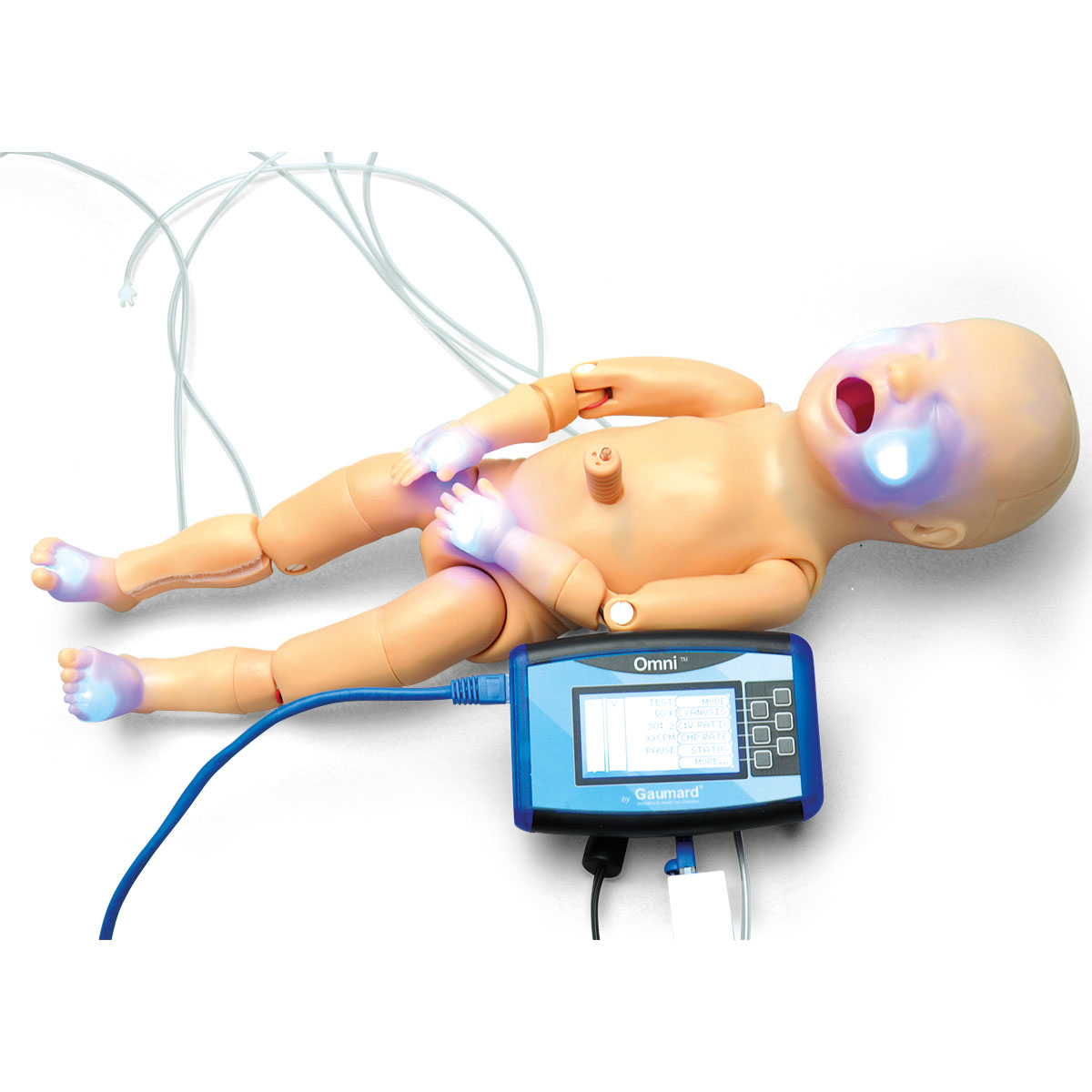 Тренажер новорожденного PEDI® Blue
с технологией SmartSkin™