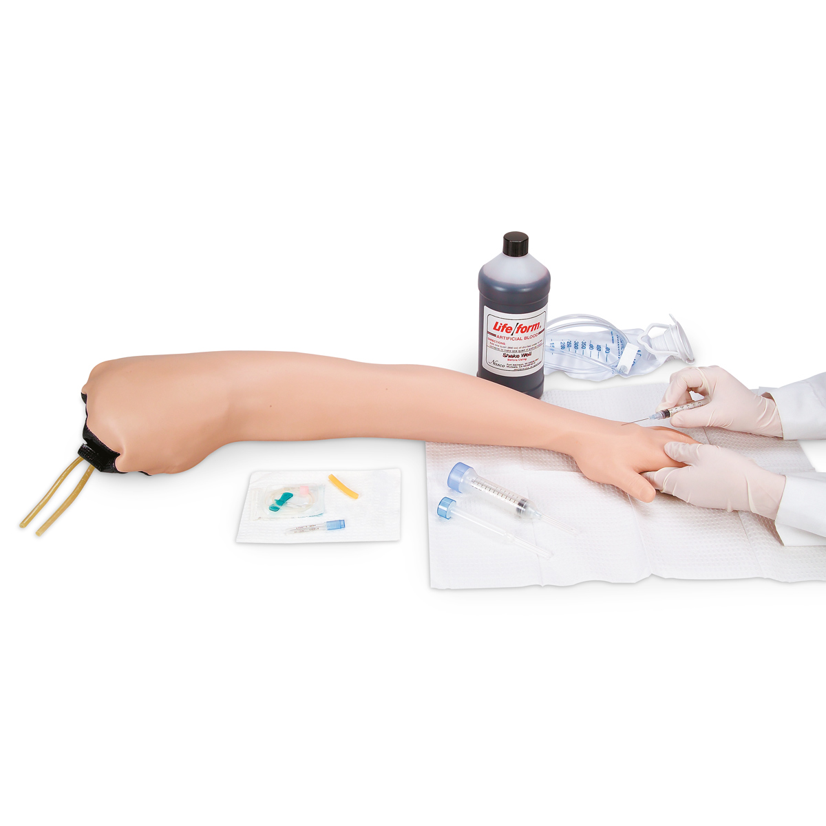 Тренажер руки для отработки внутривенных и внутримышечных инъекций