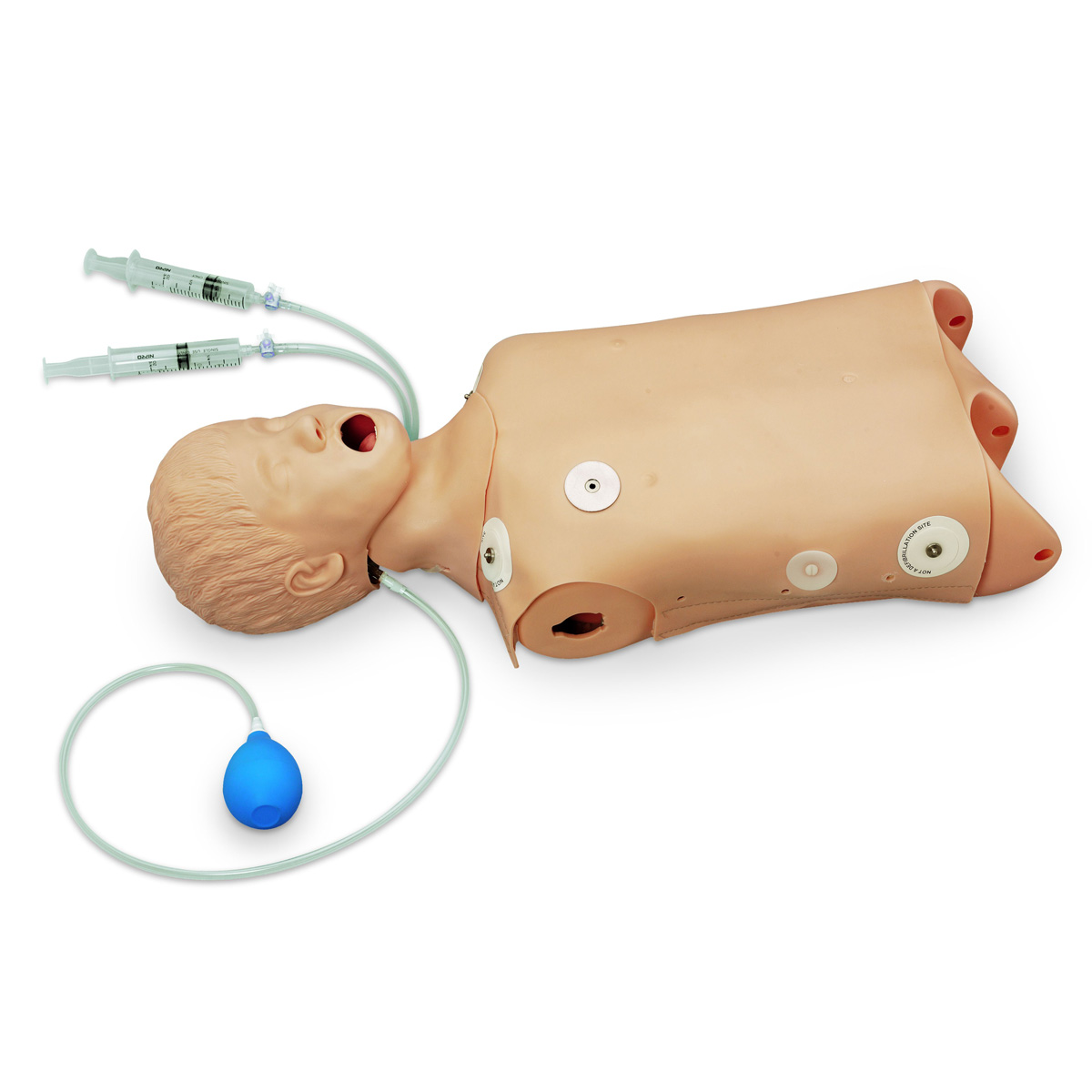 Тренажер туловища ребенка для СЛР/отработки навыков восстановления проходимости дыхательных путей с возможностью проведения дефибрилляции