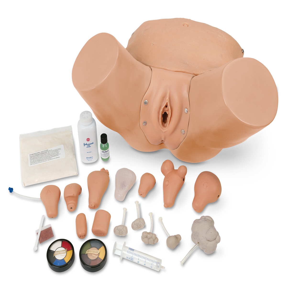 Усовершенствованный симулятор для обучения
гинекологическому обследованию и обследованию
области таза